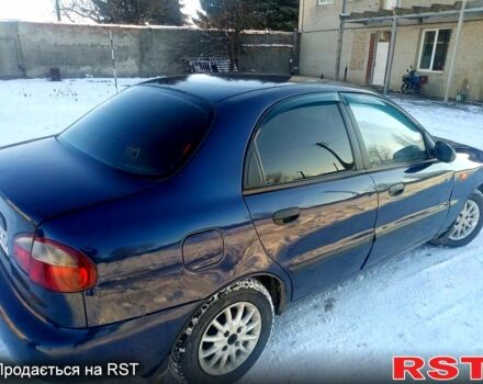 Синий Дэу Ланос, объемом двигателя 1.5 л и пробегом 300 тыс. км за 1600 $, фото 3 на Automoto.ua