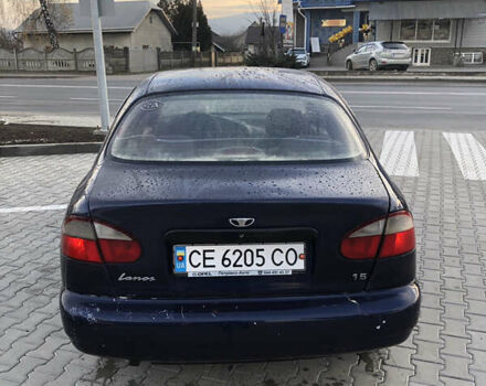 Синий Дэу Ланос, объемом двигателя 1.5 л и пробегом 166 тыс. км за 1500 $, фото 4 на Automoto.ua