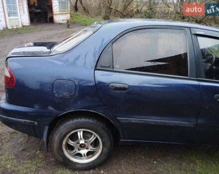 Синий Дэу Ланос, объемом двигателя 1.5 л и пробегом 217 тыс. км за 2200 $, фото 2 на Automoto.ua