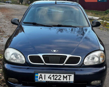 Синий Дэу Ланос, объемом двигателя 1.45 л и пробегом 211 тыс. км за 2600 $, фото 1 на Automoto.ua