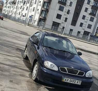 Синий Дэу Ланос, объемом двигателя 1.5 л и пробегом 230 тыс. км за 2100 $, фото 4 на Automoto.ua