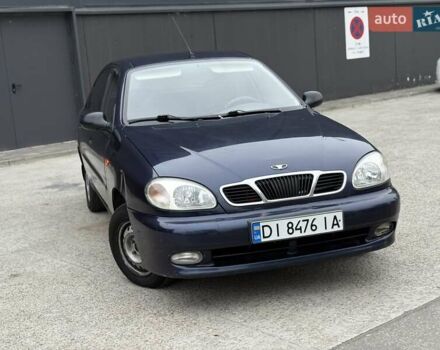 Синий Дэу Ланос, объемом двигателя 1.5 л и пробегом 219 тыс. км за 1350 $, фото 1 на Automoto.ua