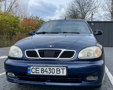 Синий Дэу Ланос, объемом двигателя 1.5 л и пробегом 208 тыс. км за 2200 $, фото 2 на Automoto.ua