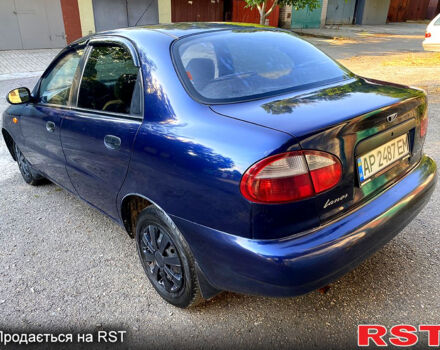 Синий Дэу Ланос, объемом двигателя 1.5 л и пробегом 120 тыс. км за 1900 $, фото 4 на Automoto.ua