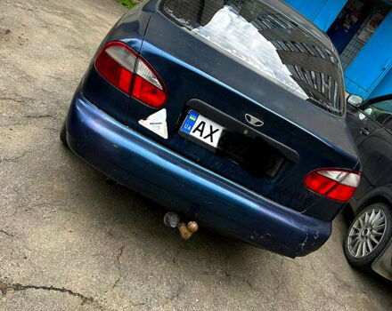 Синий Дэу Ланос, объемом двигателя 1.6 л и пробегом 283 тыс. км за 1000 $, фото 1 на Automoto.ua