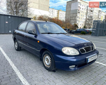 Синий Дэу Ланос, объемом двигателя 1.5 л и пробегом 208 тыс. км за 2200 $, фото 1 на Automoto.ua