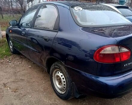 Синий Дэу Ланос, объемом двигателя 1.3 л и пробегом 153 тыс. км за 2000 $, фото 5 на Automoto.ua