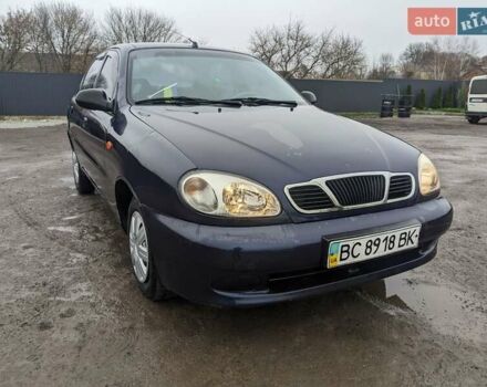 Синий Дэу Ланос, объемом двигателя 1.5 л и пробегом 172 тыс. км за 1450 $, фото 3 на Automoto.ua