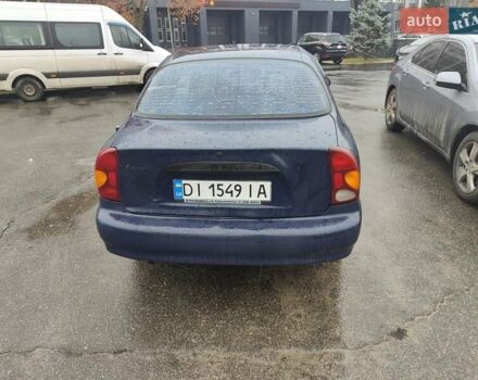 Синий Дэу Ланос, объемом двигателя 1.5 л и пробегом 200 тыс. км за 1600 $, фото 3 на Automoto.ua