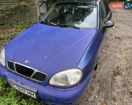 Синий Дэу Ланос, объемом двигателя 1.5 л и пробегом 263 тыс. км за 1200 $, фото 4 на Automoto.ua