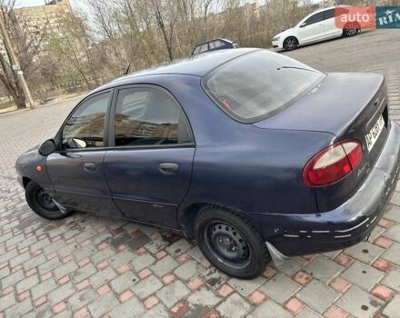 Синий Дэу Ланос, объемом двигателя 1.5 л и пробегом 235 тыс. км за 2350 $, фото 2 на Automoto.ua