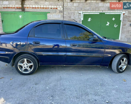 Синий Дэу Ланос, объемом двигателя 1.5 л и пробегом 235 тыс. км за 2400 $, фото 3 на Automoto.ua