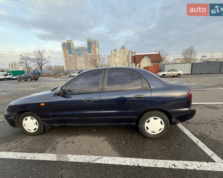 Синий Дэу Ланос, объемом двигателя 1.5 л и пробегом 340 тыс. км за 2400 $, фото 1 на Automoto.ua