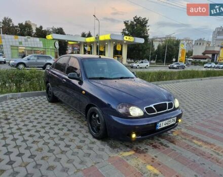 Синий Дэу Ланос, объемом двигателя 1.5 л и пробегом 274 тыс. км за 2600 $, фото 13 на Automoto.ua
