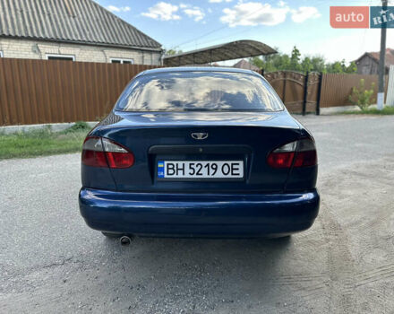 Синий Дэу Ланос, объемом двигателя 1.5 л и пробегом 210 тыс. км за 2600 $, фото 3 на Automoto.ua