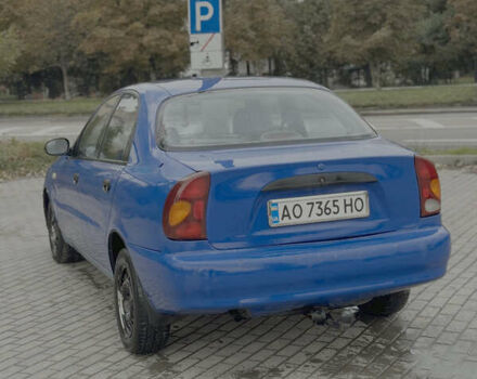 Синий Дэу Ланос, объемом двигателя 1.5 л и пробегом 280 тыс. км за 1400 $, фото 2 на Automoto.ua