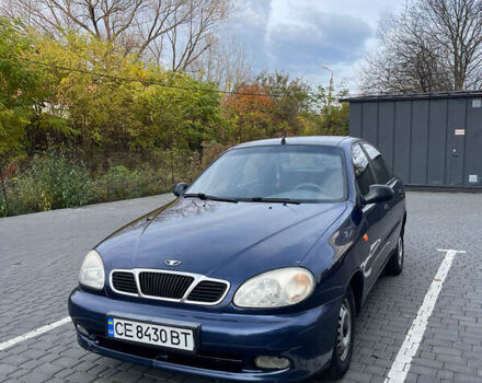 Синий Дэу Ланос, объемом двигателя 1.5 л и пробегом 208 тыс. км за 2200 $, фото 3 на Automoto.ua