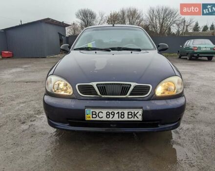 Синий Дэу Ланос, объемом двигателя 1.5 л и пробегом 172 тыс. км за 1450 $, фото 2 на Automoto.ua