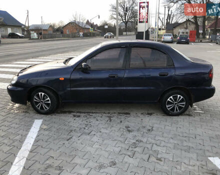 Синий Дэу Ланос, объемом двигателя 1.5 л и пробегом 166 тыс. км за 1500 $, фото 2 на Automoto.ua