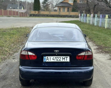 Синий Дэу Ланос, объемом двигателя 1.45 л и пробегом 211 тыс. км за 2800 $, фото 5 на Automoto.ua