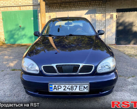 Синий Дэу Ланос, объемом двигателя 1.5 л и пробегом 120 тыс. км за 1900 $, фото 1 на Automoto.ua