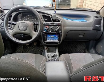 Синий Дэу Ланос, объемом двигателя 1.5 л и пробегом 187 тыс. км за 2250 $, фото 8 на Automoto.ua