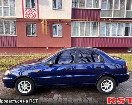 Синий Дэу Ланос, объемом двигателя 1.5 л и пробегом 130 тыс. км за 3300 $, фото 3 на Automoto.ua