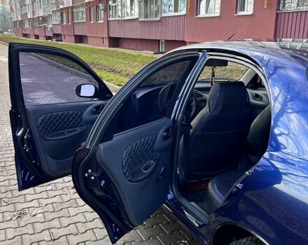 Синий Дэу Ланос, объемом двигателя 1.5 л и пробегом 130 тыс. км за 3300 $, фото 10 на Automoto.ua
