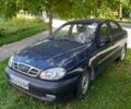 Синий Дэу Ланос, объемом двигателя 1.5 л и пробегом 128 тыс. км за 2000 $, фото 1 на Automoto.ua