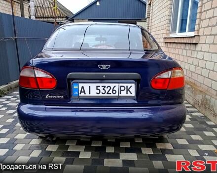 Синий Дэу Ланос, объемом двигателя 1.5 л и пробегом 187 тыс. км за 2250 $, фото 5 на Automoto.ua