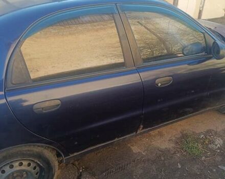 Синий Дэу Ланос, объемом двигателя 1.5 л и пробегом 217 тыс. км за 2100 $, фото 1 на Automoto.ua