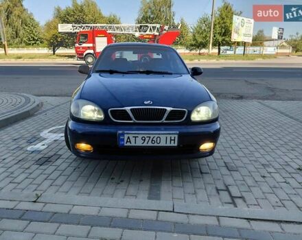 Синий Дэу Ланос, объемом двигателя 1.5 л и пробегом 301 тыс. км за 2450 $, фото 2 на Automoto.ua