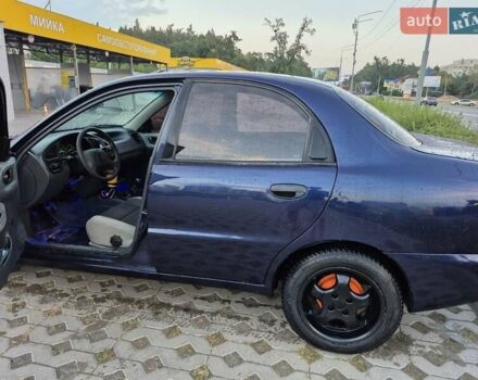 Синий Дэу Ланос, объемом двигателя 1.5 л и пробегом 274 тыс. км за 2600 $, фото 11 на Automoto.ua