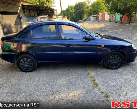 Синий Дэу Ланос, объемом двигателя 1.5 л и пробегом 120 тыс. км за 1900 $, фото 7 на Automoto.ua