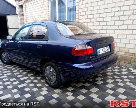 Синий Дэу Ланос, объемом двигателя 1.5 л и пробегом 187 тыс. км за 2250 $, фото 4 на Automoto.ua