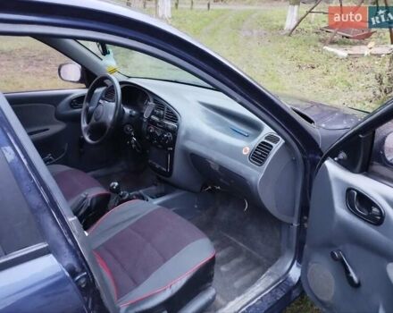Синий Дэу Ланос, объемом двигателя 1.5 л и пробегом 217 тыс. км за 2200 $, фото 16 на Automoto.ua