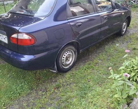 Синий Дэу Ланос, объемом двигателя 1.5 л и пробегом 201 тыс. км за 2600 $, фото 4 на Automoto.ua