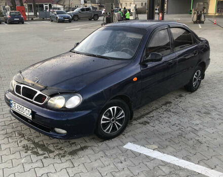Синий Дэу Ланос, объемом двигателя 1.5 л и пробегом 166 тыс. км за 1500 $, фото 1 на Automoto.ua