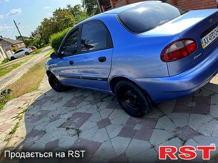 Синий Дэу Ланос, объемом двигателя 1.5 л и пробегом 200 тыс. км за 1350 $, фото 2 на Automoto.ua