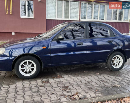 Синий Дэу Ланос, объемом двигателя 1.5 л и пробегом 130 тыс. км за 3400 $, фото 16 на Automoto.ua