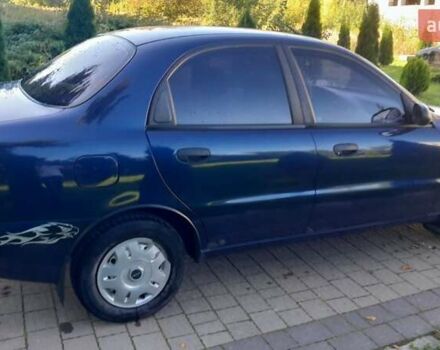 Синий Дэу Ланос, объемом двигателя 1.35 л и пробегом 120 тыс. км за 1800 $, фото 3 на Automoto.ua