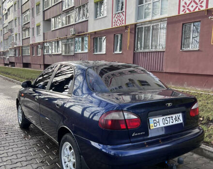 Синий Дэу Ланос, объемом двигателя 1.5 л и пробегом 130 тыс. км за 3400 $, фото 14 на Automoto.ua