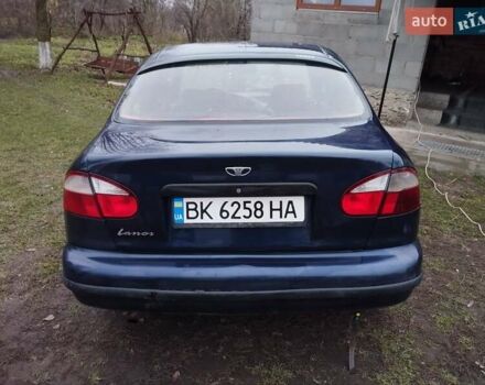 Синий Дэу Ланос, объемом двигателя 1.5 л и пробегом 217 тыс. км за 2200 $, фото 3 на Automoto.ua