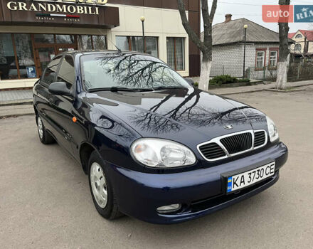 Синий Дэу Ланос, объемом двигателя 1.5 л и пробегом 140 тыс. км за 2700 $, фото 1 на Automoto.ua