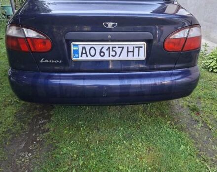 Синий Дэу Ланос, объемом двигателя 1.5 л и пробегом 201 тыс. км за 2600 $, фото 3 на Automoto.ua