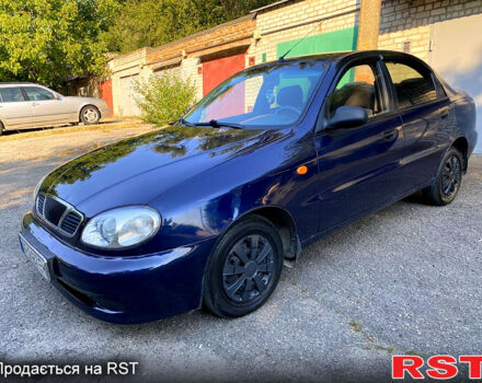 Синий Дэу Ланос, объемом двигателя 1.5 л и пробегом 120 тыс. км за 1900 $, фото 2 на Automoto.ua