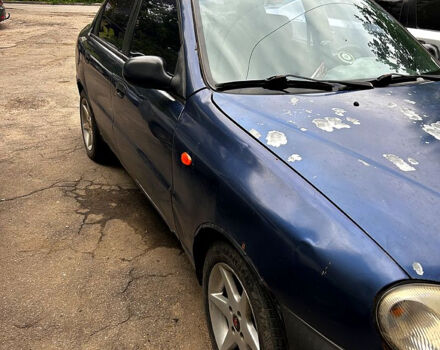 Синий Дэу Ланос, объемом двигателя 1.6 л и пробегом 283 тыс. км за 1000 $, фото 3 на Automoto.ua