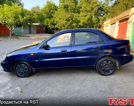 Синий Дэу Ланос, объемом двигателя 1.5 л и пробегом 120 тыс. км за 1900 $, фото 3 на Automoto.ua