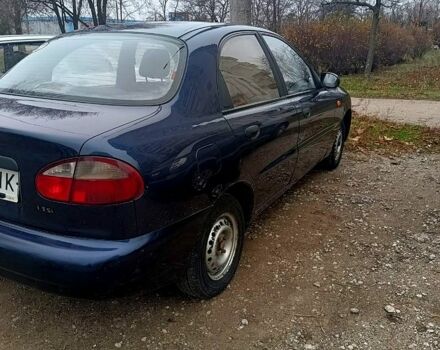 Синий Дэу Ланос, объемом двигателя 1.3 л и пробегом 153 тыс. км за 2000 $, фото 4 на Automoto.ua