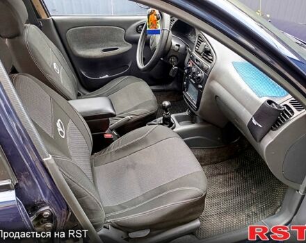 Синий Дэу Ланос, объемом двигателя 1.5 л и пробегом 187 тыс. км за 2250 $, фото 9 на Automoto.ua